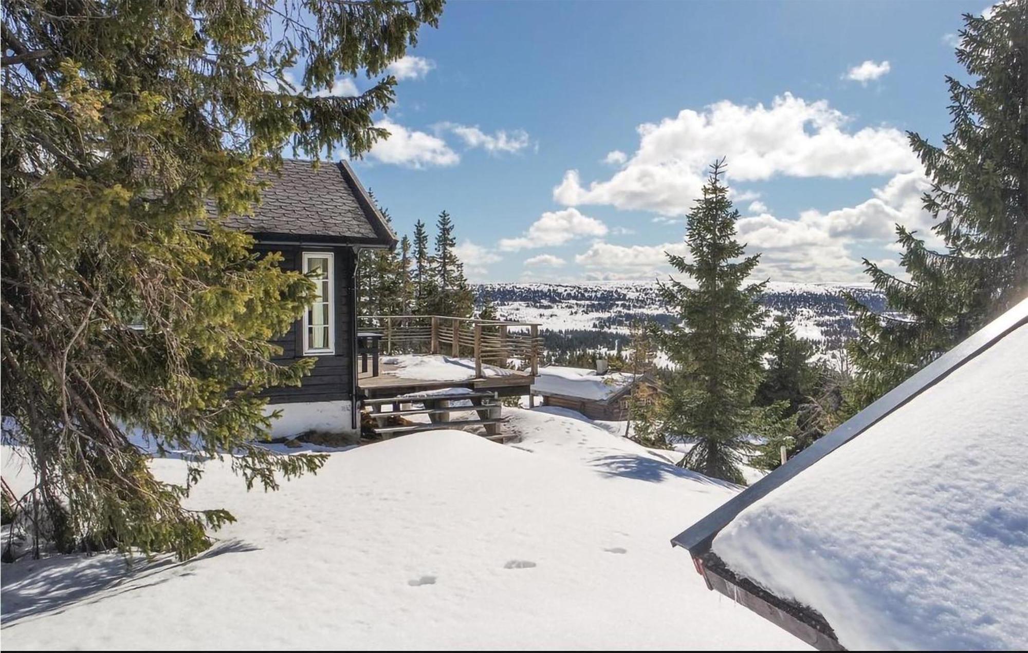 Amazing Home In Sjusjoen With Kitchen Ngoại thất bức ảnh
